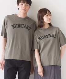 ユニセックス バイオポリウォッシュ 綿100％プリント半袖Tシャツ