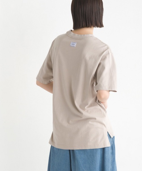OMNES(オムネス)の「ユニセックス バイオポリウォッシュ 綿100%プリント半袖Tシャツ(Tシャツ/カットソー・レディース・ホワイト/ブラック/ミント/ピンクベージュ/チャコール・SMALL/MEDIUM/LARGE/X-LARGE)」の8枚目の写真