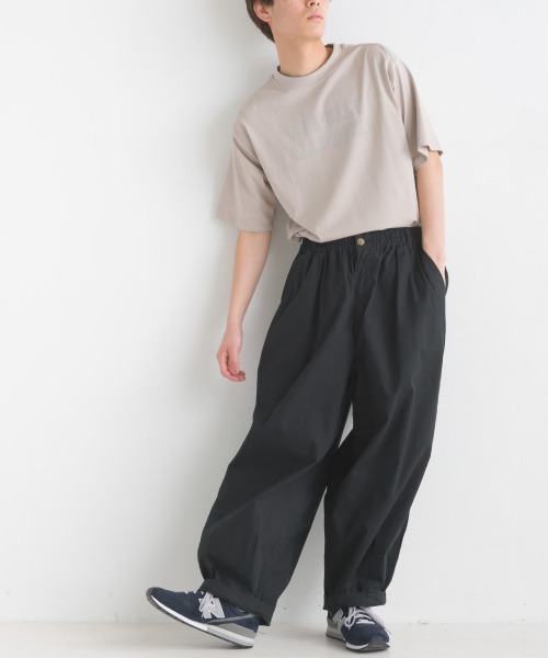 OMNES(オムネス)の「ユニセックス バイオポリウォッシュ 綿100%プリント半袖Tシャツ(Tシャツ/カットソー・レディース・ホワイト/ブラック/ミント/ピンクベージュ/チャコール・SMALL/MEDIUM/LARGE/X-LARGE)」の11枚目の写真