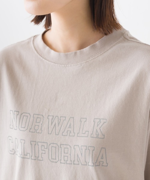 OMNES(オムネス)の「ユニセックス バイオポリウォッシュ 綿100%プリント半袖Tシャツ(Tシャツ/カットソー・レディース・ホワイト/ブラック/ミント/ピンクベージュ/チャコール・SMALL/MEDIUM/LARGE/X-LARGE)」の20枚目の写真