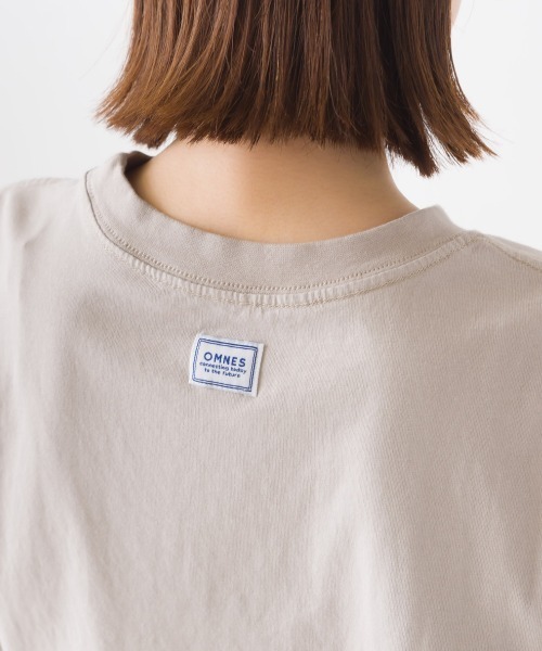 OMNES(オムネス)の「ユニセックス バイオポリウォッシュ 綿100%プリント半袖Tシャツ(Tシャツ/カットソー・レディース・ホワイト/ブラック/ミント/ピンクベージュ/チャコール・SMALL/MEDIUM/LARGE/X-LARGE)」の21枚目の写真