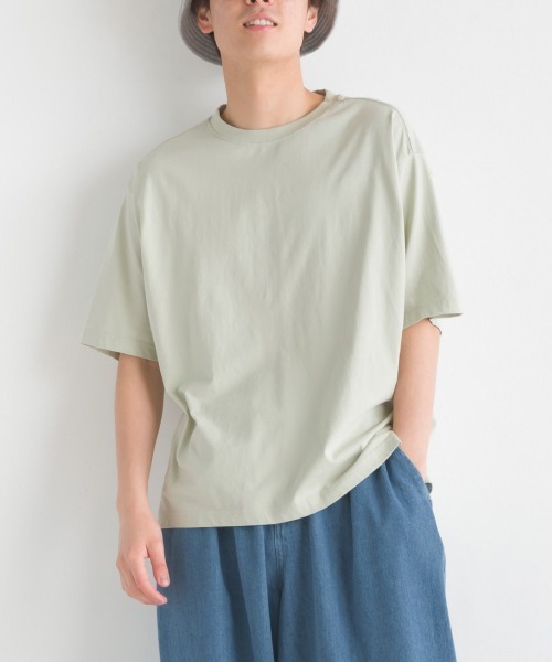OMNES(オムネス)の「ユニセックス バイオポリウォッシュ 綿100%プリント半袖Tシャツ(Tシャツ/カットソー・レディース・ホワイト/ブラック/ミント/ピンクベージュ/チャコール・SMALL/MEDIUM/LARGE/X-LARGE)」の19枚目の写真