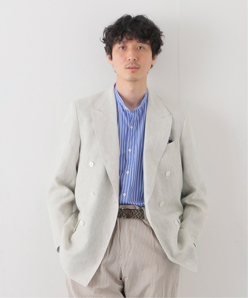 EDIFICE SELECT（エディフィスセレクト）の「サンジェルマン ダブル ジャケット Spence Bryson（テーラードジャケット・メンズ・ベージュ・46/48/44）」の2枚目の写真