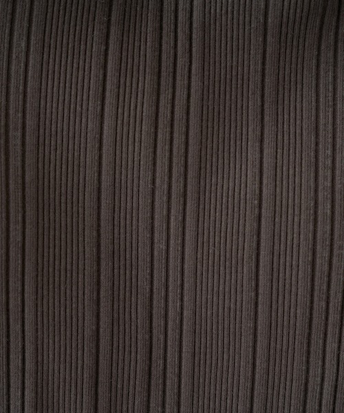 natural couture(ナチュラルクチュール)の「再入荷/リバイバルアイテム/大人ナチュ/カップ付きランダムテレコリブキャミソール(キャミソール・レディース・アイボリー/スミクロ/ピンク/ブラウン・FREE)」の6枚目の写真