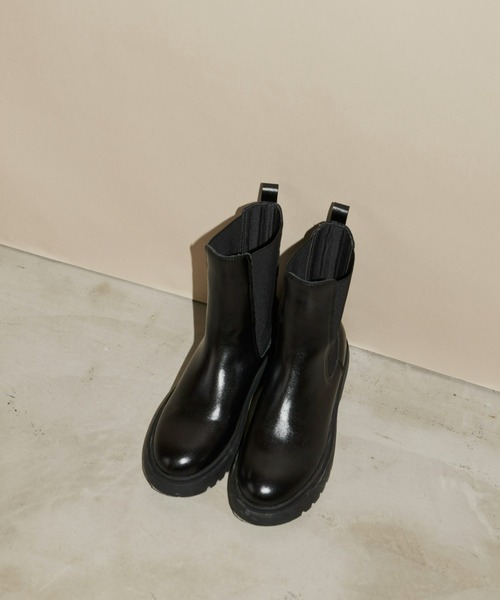 Aunt Marie's（アントマリーズ）の「サイドゴアブーツ（ブーツ・レディース・ブラック・S/M/L/XL）」の7枚目の写真