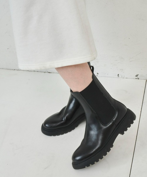 Aunt Marie's（アントマリーズ）の「サイドゴアブーツ（ブーツ・レディース・ブラック・S/M/L/XL）」の11枚目の写真