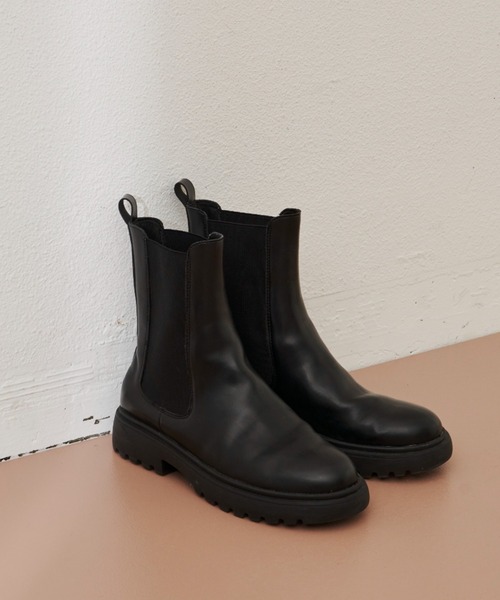 Aunt Marie's（アントマリーズ）の「サイドゴアブーツ（ブーツ・レディース・ブラック・S/M/L/XL）」の9枚目の写真