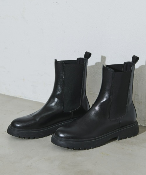 Aunt Marie's（アントマリーズ）の「サイドゴアブーツ（ブーツ・レディース・ブラック・S/M/L/XL）」の20枚目の写真