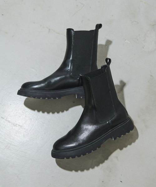 Aunt Marie's（アントマリーズ）の「サイドゴアブーツ（ブーツ・レディース・ブラック・S/M/L/XL）」の15枚目の写真