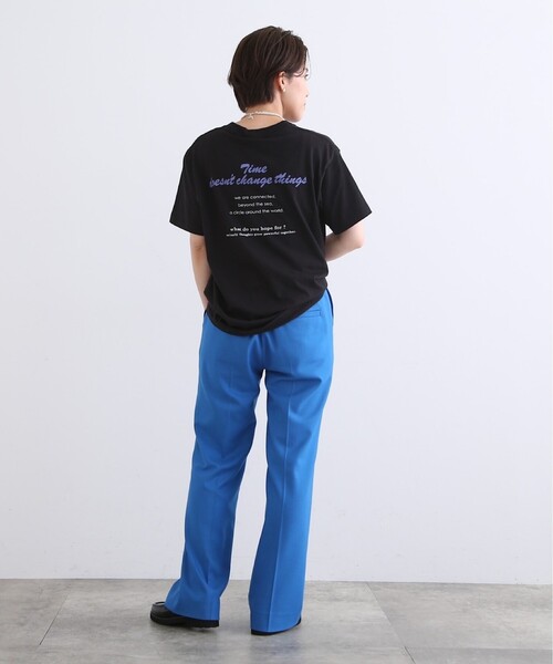 INDIVI（インディヴィ）の「【WORLD for the World】バックプリント ロゴTシャツ（Tシャツ/カットソー・レディース・ホワイト/ブラック・38/05/13）」の15枚目の写真