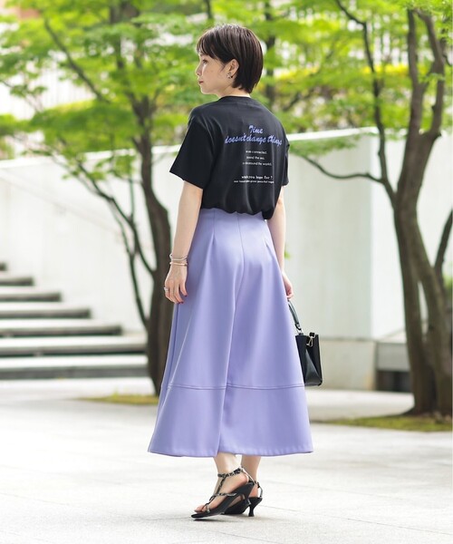 INDIVI（インディヴィ）の「【WORLD for the World】バックプリント ロゴTシャツ（Tシャツ/カットソー・レディース・ホワイト/ブラック・38/05/13）」の21枚目の写真