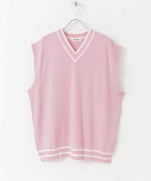 HEYUMM | 配色カラーサマーニットベスト(ニット/セーター)