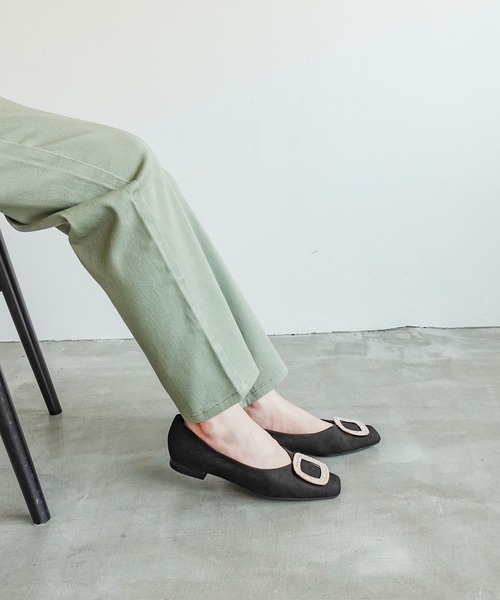 NEUE THE MARKET(ノイエザマーケット)の「バックル付パンプス/TM22175(パンプス・レディース・ブラック/チェック/オレンジ/ダークベージュ・24.5cm/23.5cm/22.5cm/24cm/23cm)」の13枚目の写真
