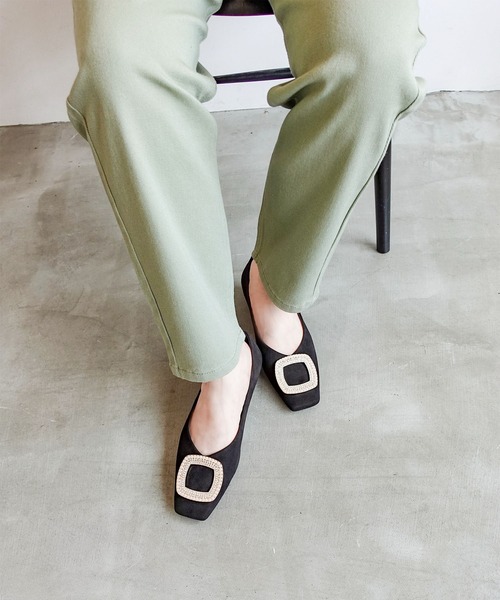 NEUE THE MARKET(ノイエザマーケット)の「バックル付パンプス/TM22175(パンプス・レディース・ブラック/チェック/オレンジ/ダークベージュ・24.5cm/23.5cm/22.5cm/24cm/23cm)」の15枚目の写真