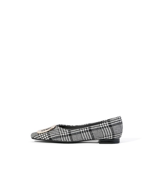 NEUE THE MARKET(ノイエザマーケット)の「バックル付パンプス/TM22175(パンプス・レディース・ブラック/チェック/オレンジ/ダークベージュ・24.5cm/23.5cm/22.5cm/24cm/23cm)」の8枚目の写真