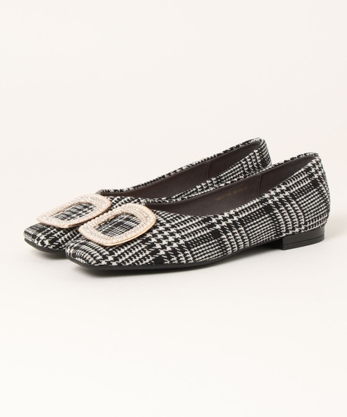 NEUE THE MARKET(ノイエザマーケット)の「バックル付パンプス/TM22175(パンプス・レディース・ブラック/チェック/オレンジ/ダークベージュ・24.5cm/23.5cm/22.5cm/24cm/23cm)」の16枚目の写真