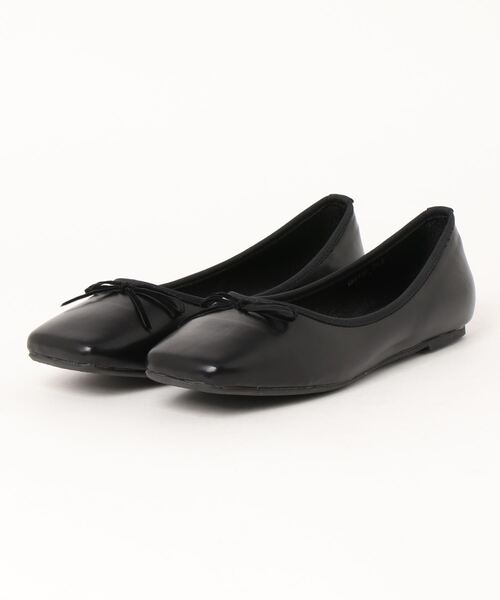 Doux archives（ドゥアルシーヴ）の「スクエアバレエシューズ（バレエシューズ・レディース・その他1/ブラック・MEDIUM/LARGE）」の5枚目の写真