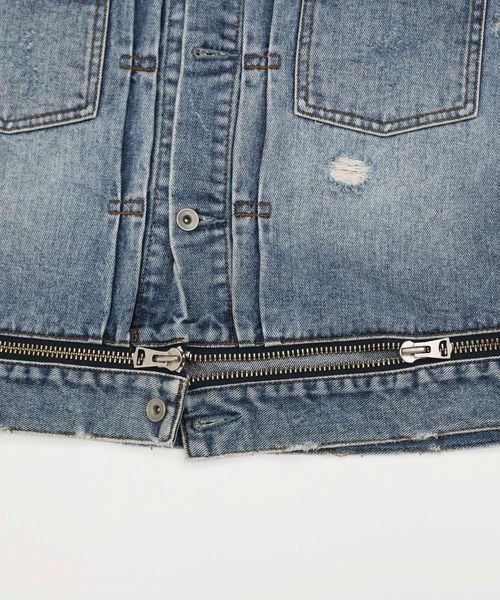 LEGENDA（レジェンダ）の「レジェンダ フラワー エンブロイダリー ショートデニムジャケット / LEGENDA Flower Embroidery Short Denim Jacket（デニムジャケット・メンズ・インディゴブルー/ブラック・FREE）」の20枚目の写真