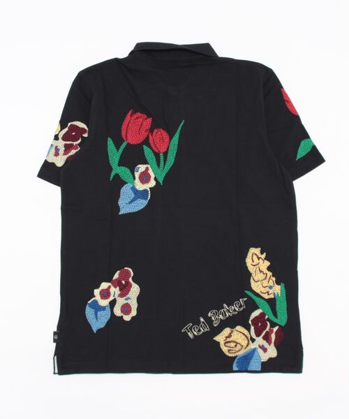 Ted Baker(テッドベーカー)の「KEPPEL 刺繍 オーバーサイズフィット ポロ(ポロシャツ・メンズ・ネイビー・3/4/2)」の2枚目の写真