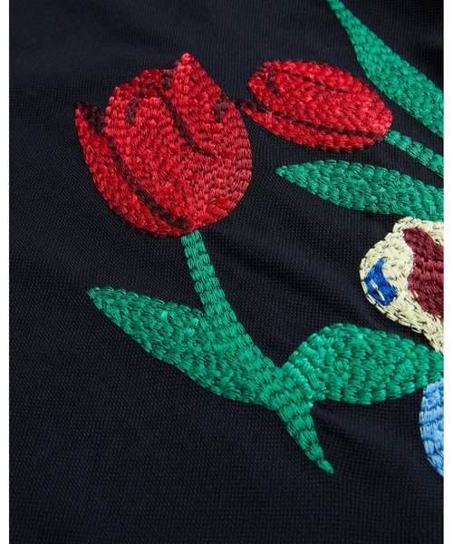 Ted Baker(テッドベーカー)の「KEPPEL 刺繍 オーバーサイズフィット ポロ(ポロシャツ・メンズ・ネイビー・3/4/2)」の4枚目の写真