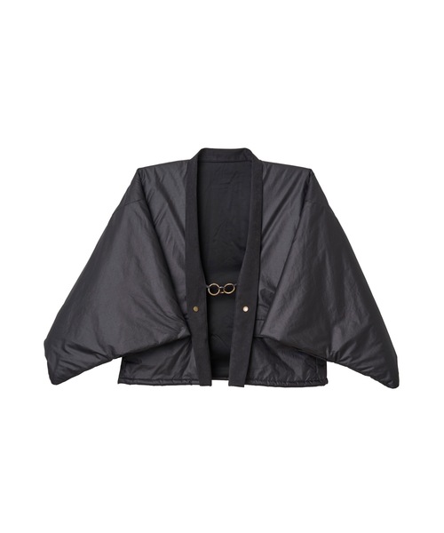和ROBE(ワローブ)の「和ROBE / PUFFER HAORI(ブルゾン・メンズ・ブラック/ダークオリーブ・3/2)」の3枚目の写真