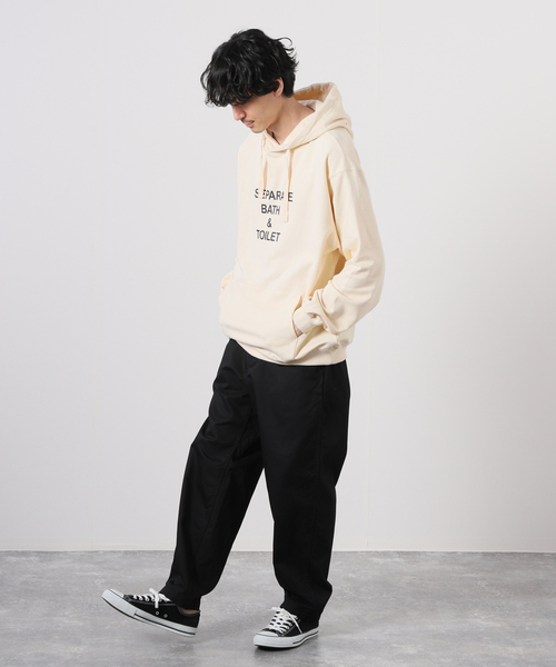 JOURNAL STANDARD(ジャーナルスタンダード)の「【SEPARATE BATH&TOILET】 SWEAT HOODIE(パーカー・メンズ・アイボリー・LARGE/MEDIUM/SMALL)」の2枚目の写真