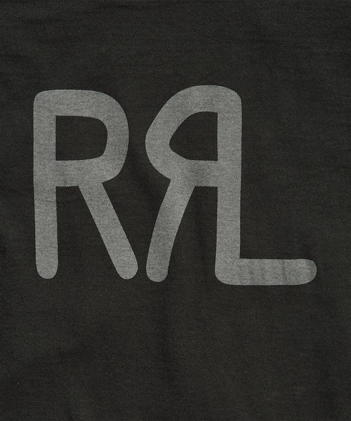 RRL(ダブル アール エル)の「ロゴ コットン ジャージー Tシャツ(Tシャツ/カットソー・レディース・ブラック系1・1/2/4/3/5)」の6枚目の写真