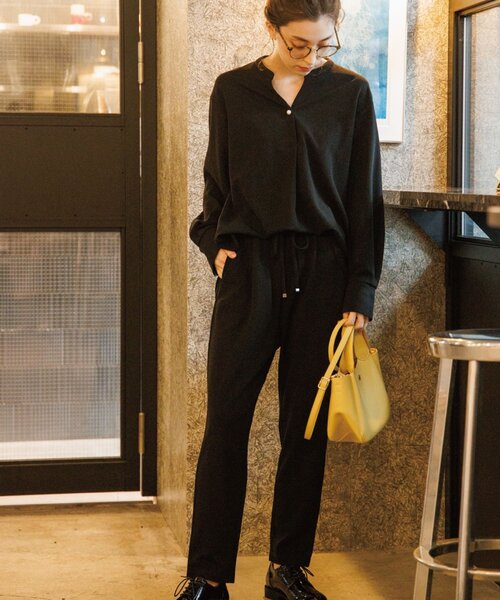 OPAQUE.CLIP（オペークドットクリップ）の「◆イージーテーパードパンツ【セットアップ可・WEB限定アイテム】（その他パンツ・レディース・ライトグレー/ブラック/オレンジ/ブルー/ボルドー・40/38/42/36/34）」の13枚目の写真