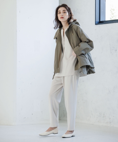 OPAQUE.CLIP（オペークドットクリップ）の「◆イージーテーパードパンツ【セットアップ可・WEB限定アイテム】（その他パンツ・レディース・ライトグレー/ブラック/オレンジ/ブルー/ボルドー・40/38/42/36/34）」の22枚目の写真