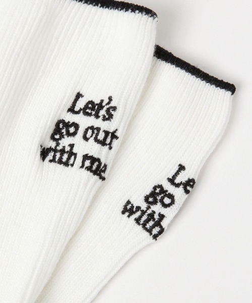 LEPSIM（レプシィム）の「ロゴ刺繍リブソックス　135919（ソックス/靴下・レディース・ライトブルー/オフホワイト/ピンク/グリーン・ONE SIZE）」の14枚目の写真