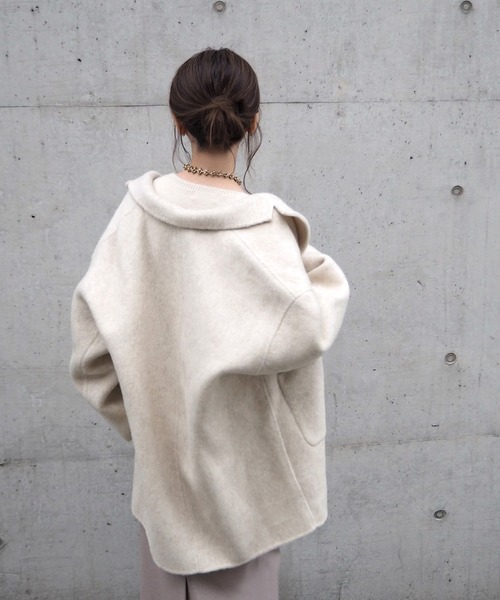 LAULEN（ローレン）の「wool shaggy coat/ウールシャギーコート