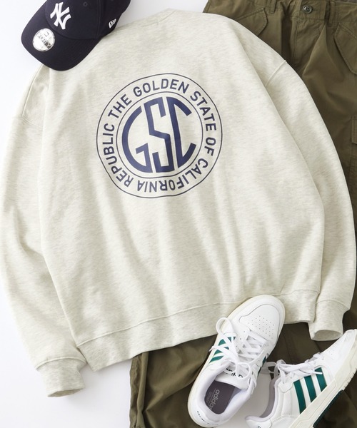 Anchor Smith（アンカー スミス）の「オーバーサイズ カレッジデザインプルオーバースウェット（スウェット・メンズ・グリーン系2/グレー系2/グリーン系1/ネイビー系2/ネイビー系1/グレー系1/ブラック系1/ブラック系2/ブルー系3/ブラック系3/グレー系3/ネイビー系3/グレー系4/チャコール/ネイビー系4/ネイビー系5/ブラック系4/グレー系7/グレー系5/グレー系6・M/L）」の8枚目の写真