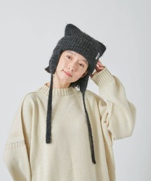 OVERRIDE | OVERRIDE KNIT FLUFFY CAT GUIDE(ニットキャップ/ビーニー)
