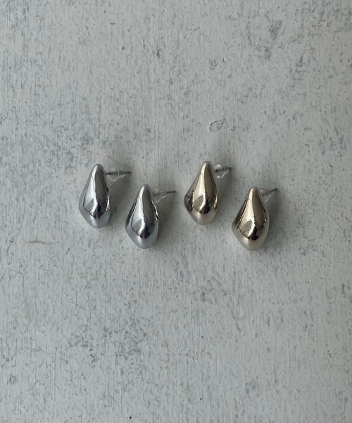 cheriella（シェリエラ）の「【cheriella】変形ドロップメタルピアス（ピアス（両耳用）・レディース・シルバー/ゴールド・FREE）」の9枚目の写真