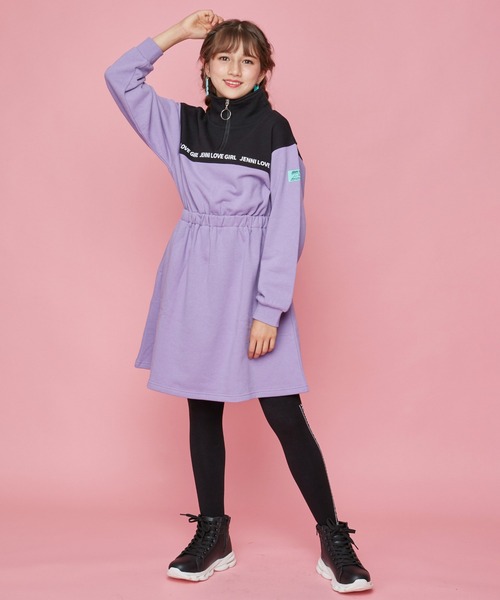 JENNI love(ジェニィラブ)の「あったか裏起毛タイツ(タイツ/ストッキング・キッズ・パープル/オフホワイト・130-140cm/150-160cm)」の10枚目の写真