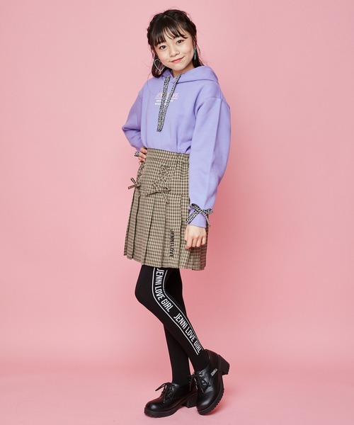 JENNI love(ジェニィラブ)の「あったか裏起毛タイツ(タイツ/ストッキング・キッズ・パープル/オフホワイト・130-140cm/150-160cm)」の18枚目の写真