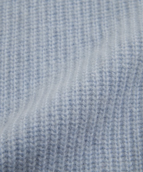 RIVE DROITE（リヴドロワ）の「つい触れたくなるようなふわふわ感/ヘアリーヤーンクロップドタートルニット（ニット/セーター・レディース・サーモンピンク/モカ/サックスブルー・FREE）」の20枚目の写真