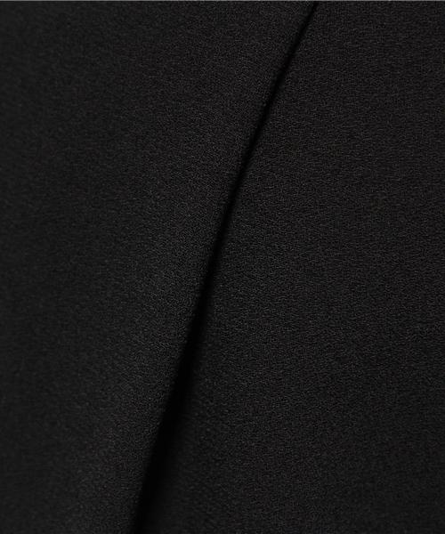 STUDIOUS（ステュディオス）の「STUDIOUS センタータックジョーゼットPT（スラックス・レディース・アイボリー/ブラック・0/1）」の10枚目の写真