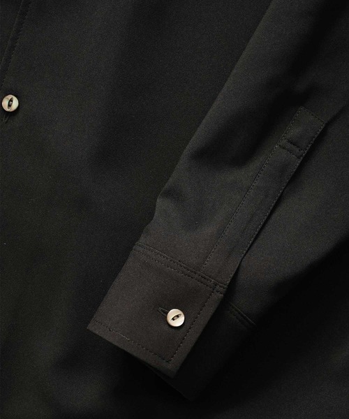 SHAREEF(シャリーフ)の「SWITCHING L/S SHIRTS(シャツ/ブラウス・メンズ・ブラック/ホワイト/ブラウン・1/2/3)」の8枚目の写真