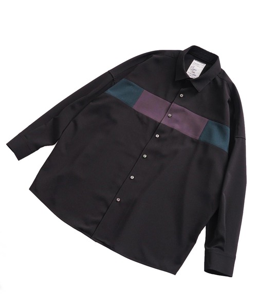 SHAREEF(シャリーフ)の「SWITCHING L/S SHIRTS(シャツ/ブラウス・メンズ・ブラック/ホワイト/ブラウン・1/2/3)」の9枚目の写真