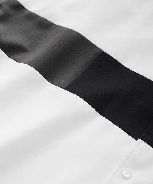SHAREEF(シャリーフ)の「SWITCHING L/S SHIRTS(シャツ/ブラウス・メンズ・ブラック/ホワイト/ブラウン・1/2/3)」の13枚目の写真