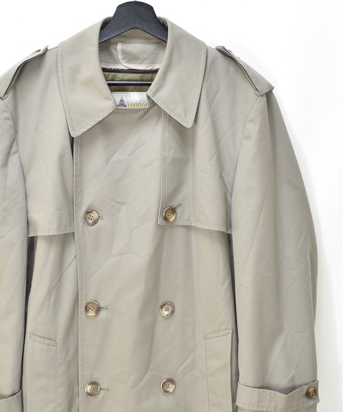 LONDONFOG（ロンドンフォグ）の「【ヴィンテージ古着】80's LONDON FOG/ロンドンフォグ ライナー付き トレンチコート（トレンチコート・メンズ・ベージュ・40）」の2枚目の写真