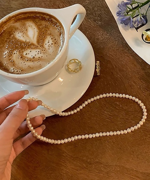 BROTHERHOOD（ブラザーフッド）の「【earyear】アーティフィシャル パールプレーン ネックレス（ネックレス・レディース・ゴールド・FREE）」の7枚目の写真