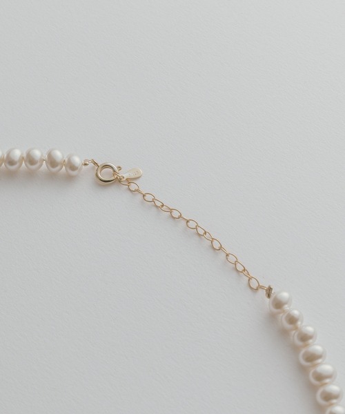BROTHERHOOD（ブラザーフッド）の「【earyear】アーティフィシャル パールプレーン ネックレス（ネックレス・レディース・ゴールド・FREE）」の9枚目の写真