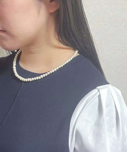 BROTHERHOOD（ブラザーフッド）の「【earyear】アーティフィシャル パールプレーン ネックレス（ネックレス・レディース・ゴールド・FREE）」の14枚目の写真