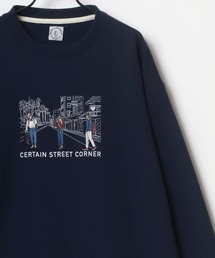Lazar（ラザル）の「Life Style Embroidery Sweat/オーバーサイズ グラフィック 刺繍 スウェット レディース メンズ トレーナー（スウェット・メンズ）」