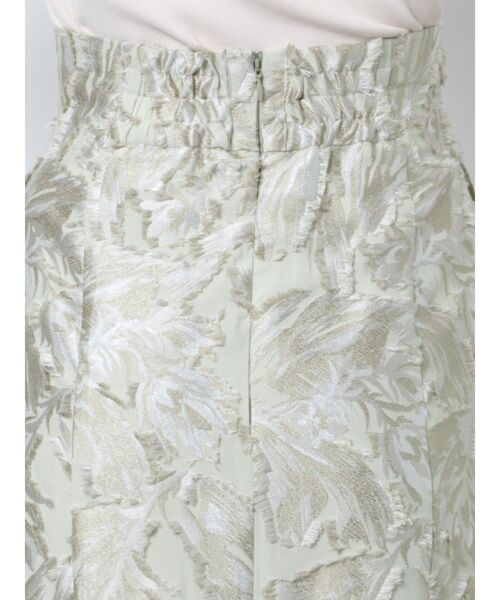 LAGUNAMOON（ラグナムーン）の「ボタニカルカットジャガードスカート（スカート・レディース・ベージュ/ブラック・SMALL/MEDIUM）」の3枚目の写真