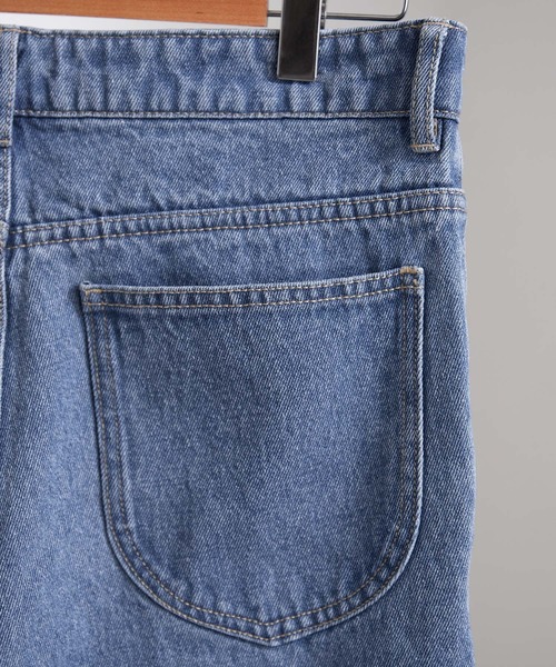 極美品 未使用？ カナダ製 wash2wear スエードレザー ストレートパンツ Heather（ヘザー）の「KUROKIストレートデニム【美脚】 932604（デニム