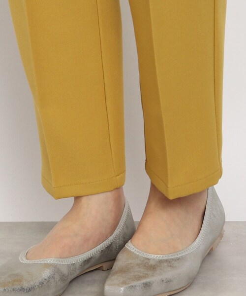 DRESKIP(ドレスキップ)の「◆ハイウエストベルト付テーパードパンツ(その他パンツ・レディース・ベージュ/レモンイエロー/ブラック・03/02/04)」の10枚目の写真