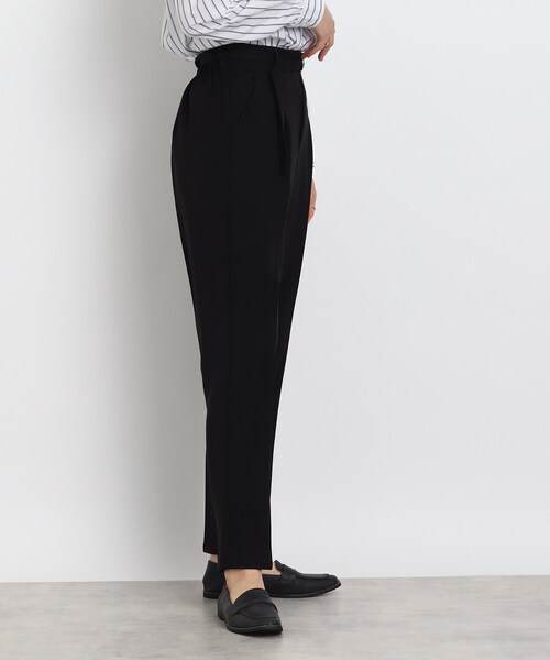 DRESKIP(ドレスキップ)の「◆ハイウエストベルト付テーパードパンツ(その他パンツ・レディース・ベージュ/レモンイエロー/ブラック・03/02/04)」の13枚目の写真